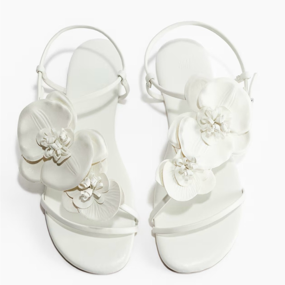 Appliquéd. Strappy Sandal